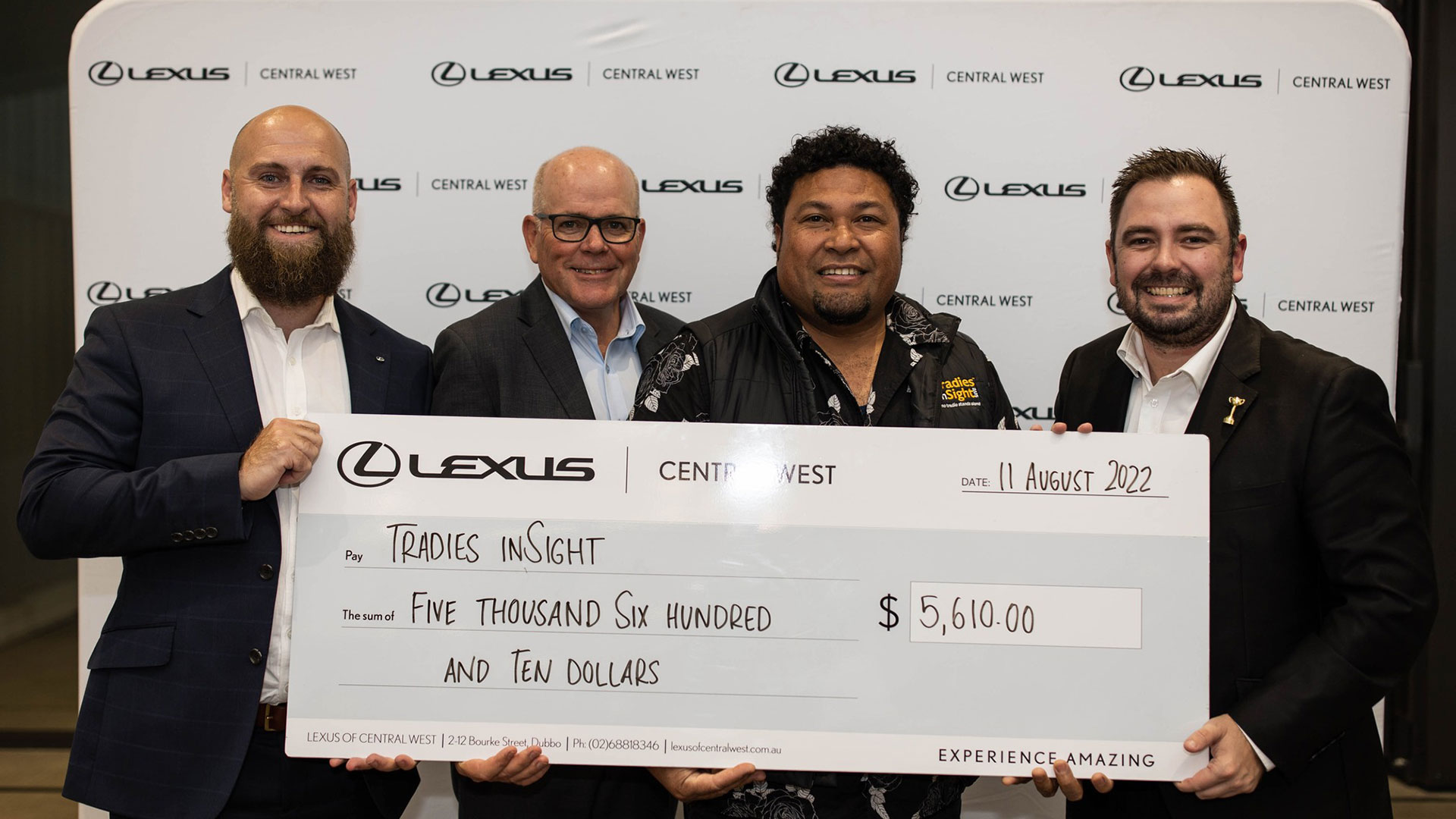 Tradies inSight donation