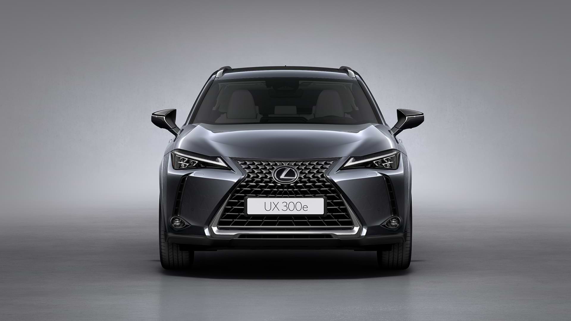 Front view of a car.